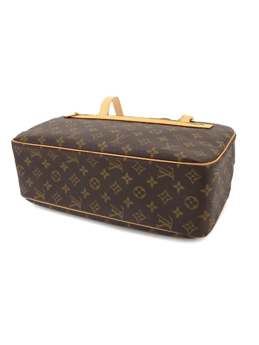 Louis Vuitton Monogram City GM Shoulder Bag Brown Gold Site GM